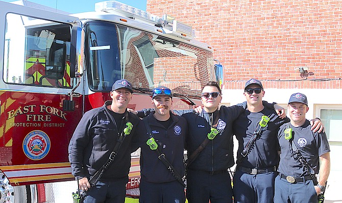 East Fork firefighters from Station 14 attended Family Day at the Carson Valley Museum & Cultural Center. The first Saturday of each month entrance is free at the Gardnerville musuem, and they often have programs.