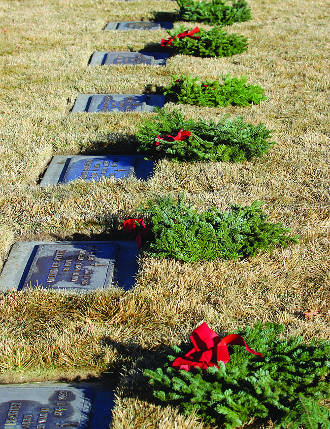 The Wreaths Across America program, which is soliciting wreaths for area cemeteries, is Dec. 14 at 9 a.m.