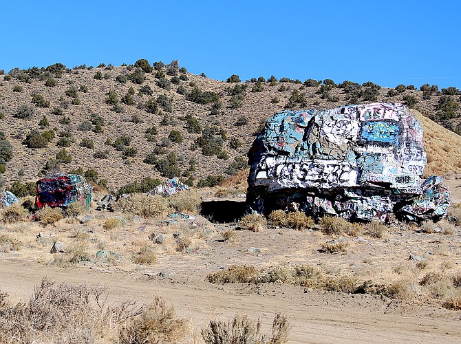 Things were quiet at the Painted Rock Mine just before lunch on Monday.