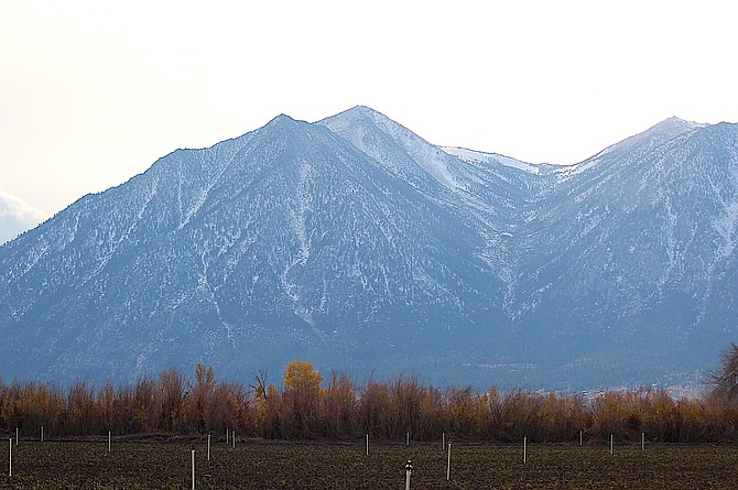 Clouds were rolling in over Jobs Peak on Thursday afternoon.