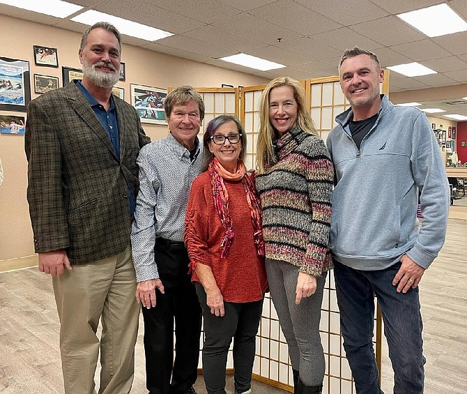 The Cultural Arts Foundation board Bett Freeman, Joe Hooven, Diana Jones, Monique Haviland, and Todd Whear.
Photo special to The R-C