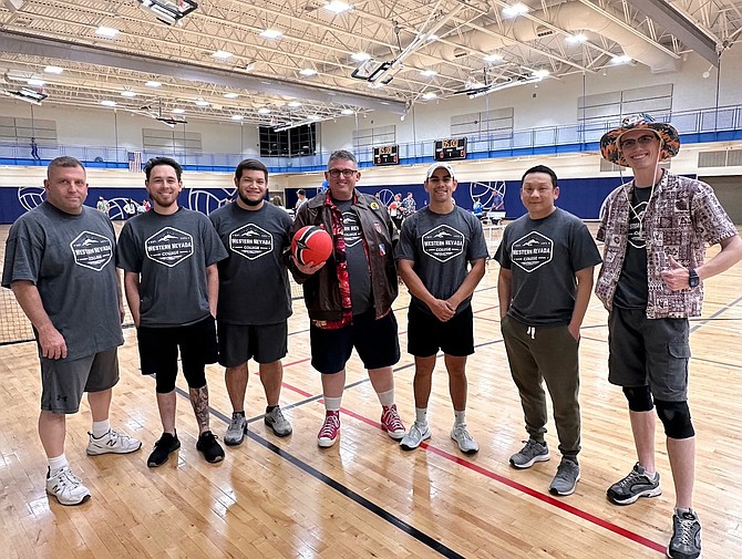 Western Nevada College’s dodgeball team entry in a recent Carson City tournament took third place. The team was Jeanpierre Osorio Hinojosa, Christofer Nero, Ryan Johnson, Adrian Barrera, Austin Long, Pao Lee, Matthew Romero and Casey Otto.