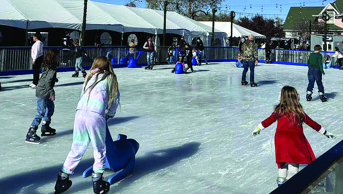 The city welcomed skaters back on Saturday for a second season of Fallon on Ice with free admission and food and drink vendors.