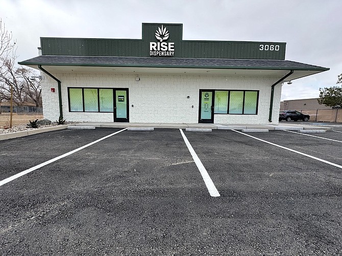 The new RISE marijuana dispensary off Highway 50 in east Carson.