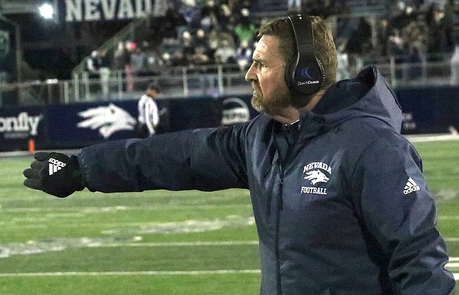 Nevada head coach Jeff Choate has lost nine of his 12 games in his first season leading the Wolf Pack.