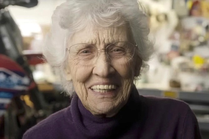 Mary McGee is shown during an interview in this undated image made from a video provided by Breakwater Studios.