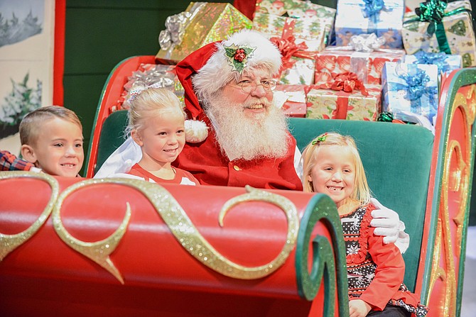 Santa will be there for photos on the spot and to hear children’s wishes.