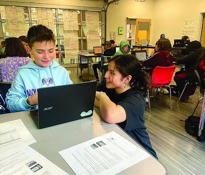 Summit Atlas ninth grader Beni Zundel participated in a two-week long Teaching Assistant role.