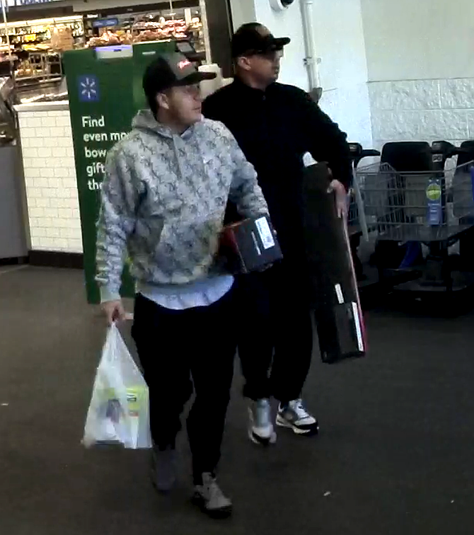 Suspects in a larceny at Walmart, according to the Carson City Sheriff's Office.