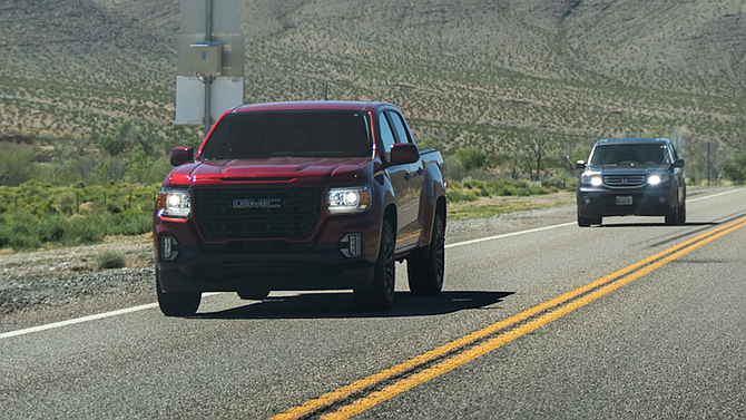 The Nevada Department of Transportation is installing daytime headlights signage south of Fallon near the U.S. 95 Alternate junction in Schurz.