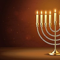 Menorah lighting in McFadden Plaza on Dec. 26