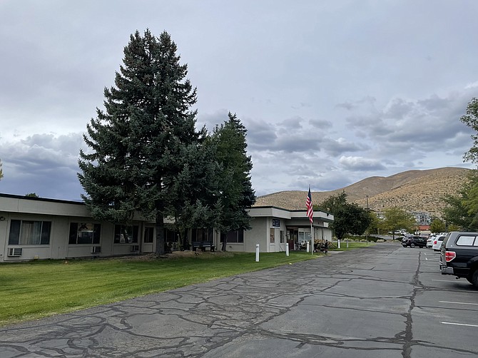 The former Evergreen Mountain View Health and Rehabilitation Center off Koontz Lane where poet Bill Cowee spent his last days in 2009. Photo taken Sept. 16, 2024.