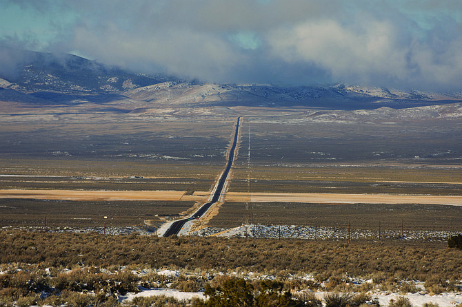 Highway 50 near Austin on Nov. 18, 2024.