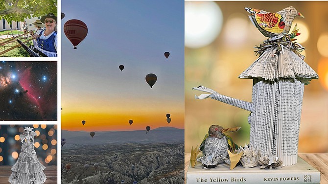 Courtesy
Western Nevada College Foundation notecards highlight four offerings from WNC’s Continuing Education program: book sculptures, international travel, astrophotography and the Swiss Alphorn.