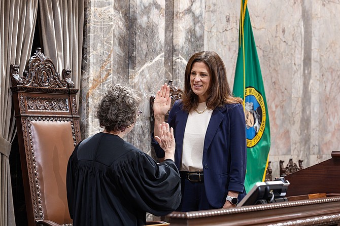 Deb Krishnadasan was sworn in on Dec. 12.