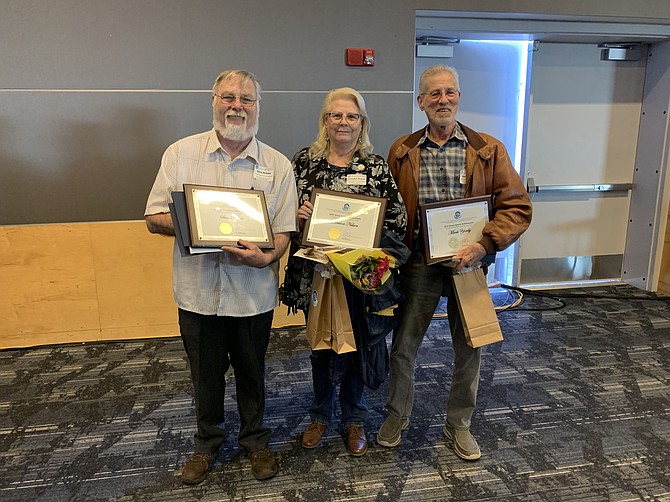 Stan Nelson, Lorraine Nelson, and Mark Yordy were honored this year at the Pierce County Volunteer Recognition Celebration.