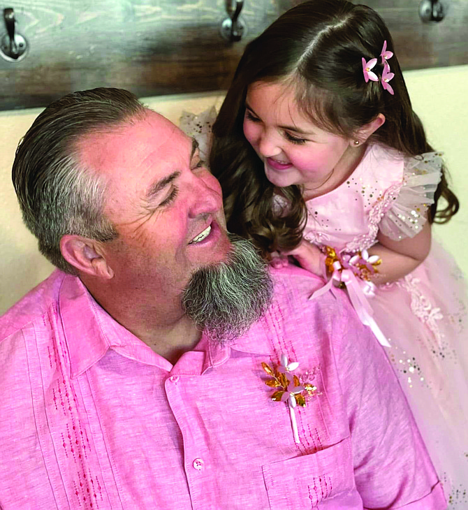 With their coordinated outfits, Jim and Harley Griffin were ready for last year’s Father-Daughter Dance.