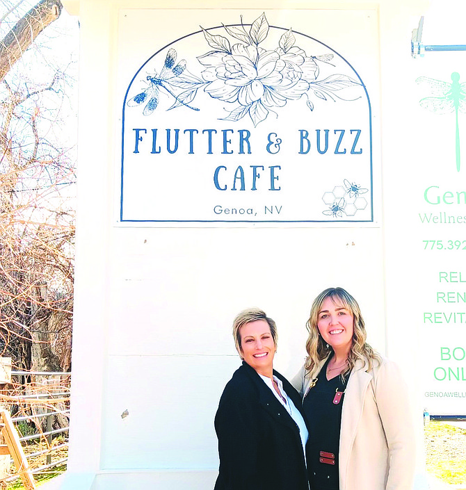 Flutter and Buzz Café manager Tristin Parrish and owner Brandy Thomson.