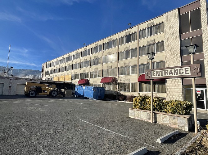 The Carson Tahoe Hotel, vacant, on Dec. 6, 2024.