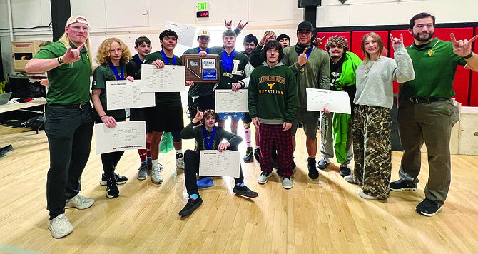 The Battle Mountain High School wrestling team won the Northern 2A Regional Championship this past Saturday in Lovelock.