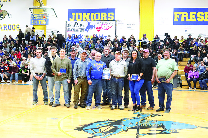 The newest members of the Winnemucca High Schools Hall of Fame were inducted this past Friday in between the varsity games between Lowry and Churchill County.