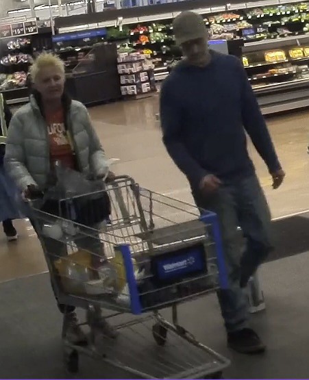 Photos provided by CCSO / Two suspects in a Jan. 16, 2025, theft at Walmart off Market Street in Carson City.