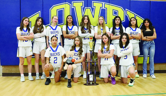 The Lowry High School freshmen girls basketball team finished the year a perfect 20-0 and 10-0 in league play. The Lady Bucks beat their opponents by an average of 32 points.