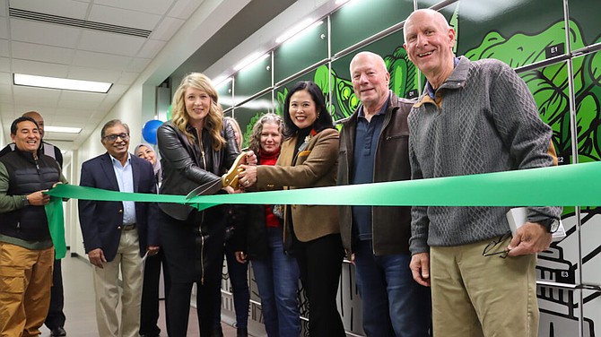 The climate-controlled food locker opened at Bates Technical College’s South Campus in Tacoma.
