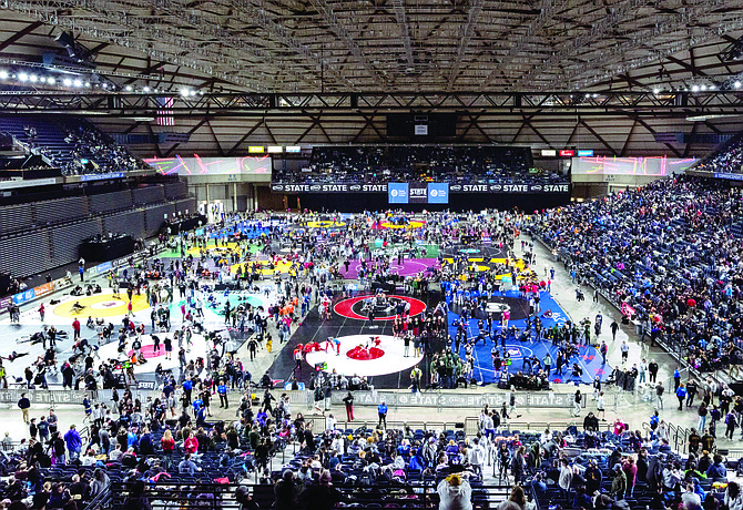 More than 3,600 wrestlers from 540 schools across 6 state classifications all gathered at the Tacoma Dome over a 3 day period to compete at the WIAA's Mat Classic state tournament.