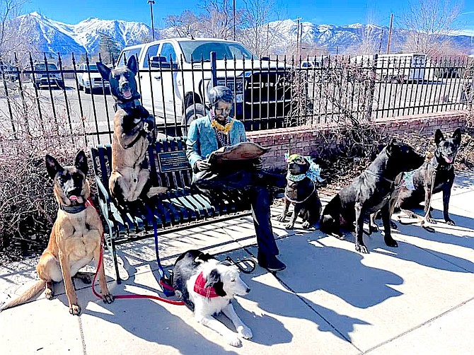 CJ Davidson took this photo of his dogs with the Reader on Saturday in Gardnerville. Mardi Gras was Fat Tuesday. Today is Ash Wednesday, beginning Lent.