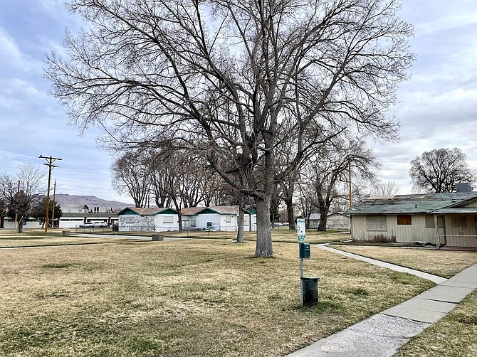 The site of the former state Children’s Home on March 10, where plans call for two office buildings and a parking garage.