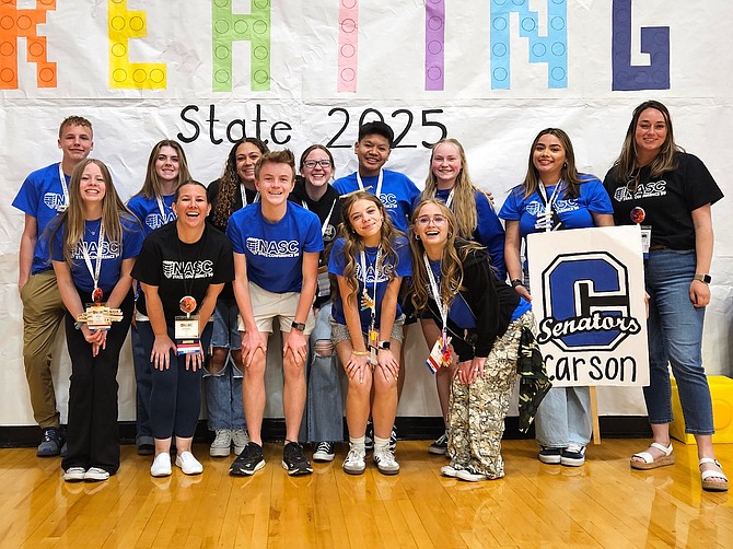 Carson High School Student Leadership was named a National Gold Council of Excellence by the National Association of Student Councils.
