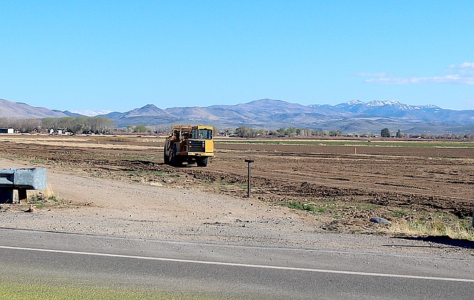 Work is underway on Muller Lane Parkway south of Buckeye Road.