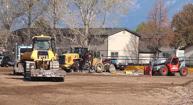 Work is underway on a new Maverik at Highway 395 and Stodick Parkway south of Gardnerville. That project has been in the cards since 2019.