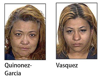 Warrants were issued for two women arrested during a retail theft.