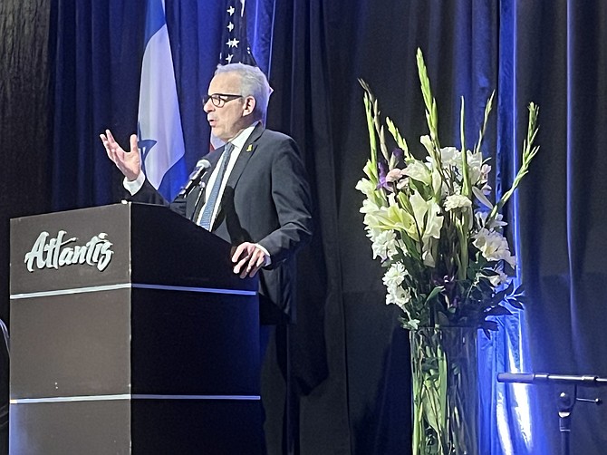 Dr. Harold Koplewicz was the speaker April 24, 2025 for the Day of Remembrance at the Atlantis Casino Resort Spa in Reno.
