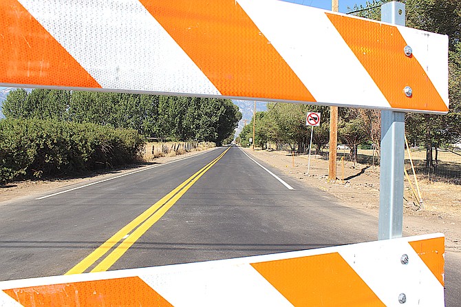 Waterloo Lane at Centerville just days before it reopened after being repaved in 2018 for $2.5 million in gas tax money.
