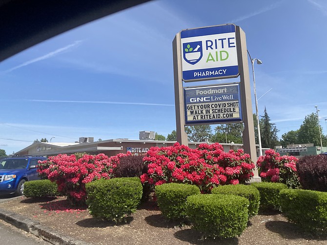 The Rite Aid in Snohomish at Maple and Pine avenues.