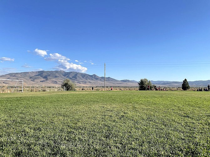 A view of Dayton Valley from Mark Twain Park in 2022.