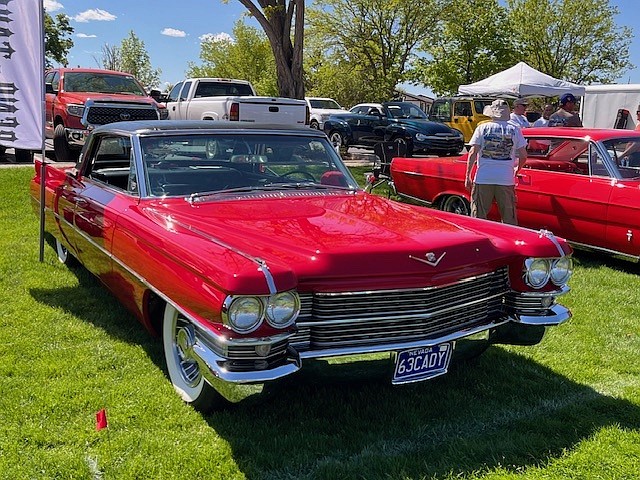 A 1963 Cadillac at Big Mama's Car Show on May 10 in Lampe Park.
Photo special to The R-C by Paul Osserman