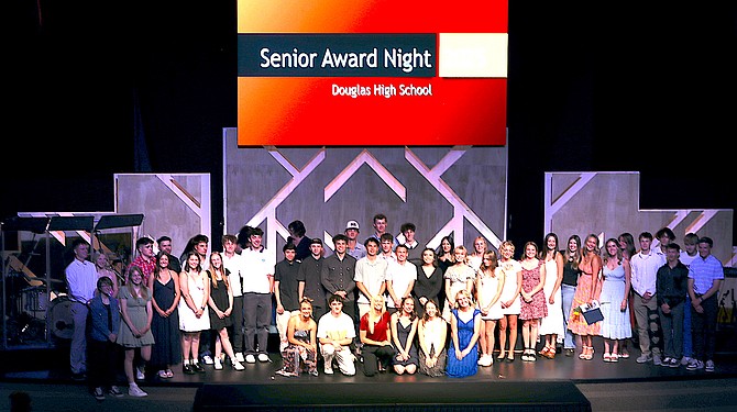 Dozens of students were recognized and awarded scholarships during the Douglas High School Scholarship Night at LifePoint Church Wednesday.
Photo special to The R-C