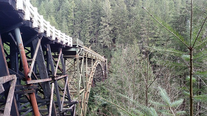 The Carbon River bridge has been closed since April.