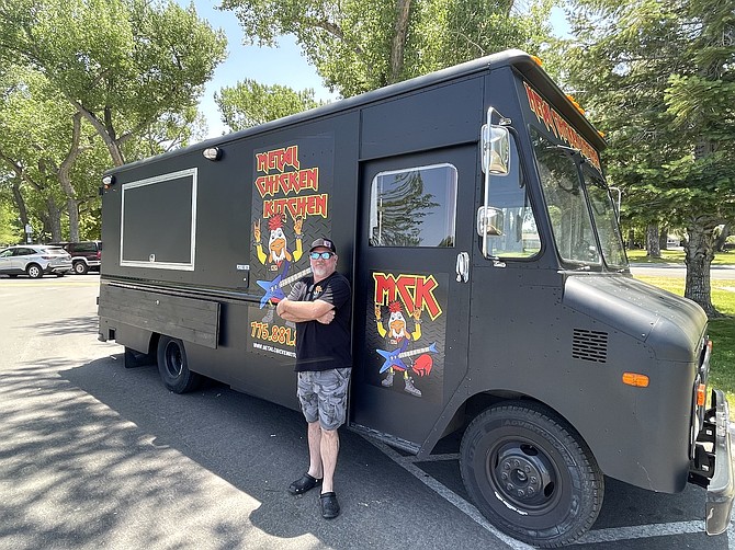 Jason Neal of Metal Chicken Kitchen in Mills Park on June 16.