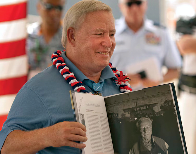 Medal of Honor recipient Don Ballard speaks in Fallon on June 28. Tickets are available at the American Legion hall on North Ada Street.