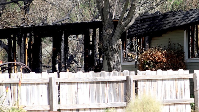 A June 8 fire destroyed a home in the Sheckler area west of Fallon.