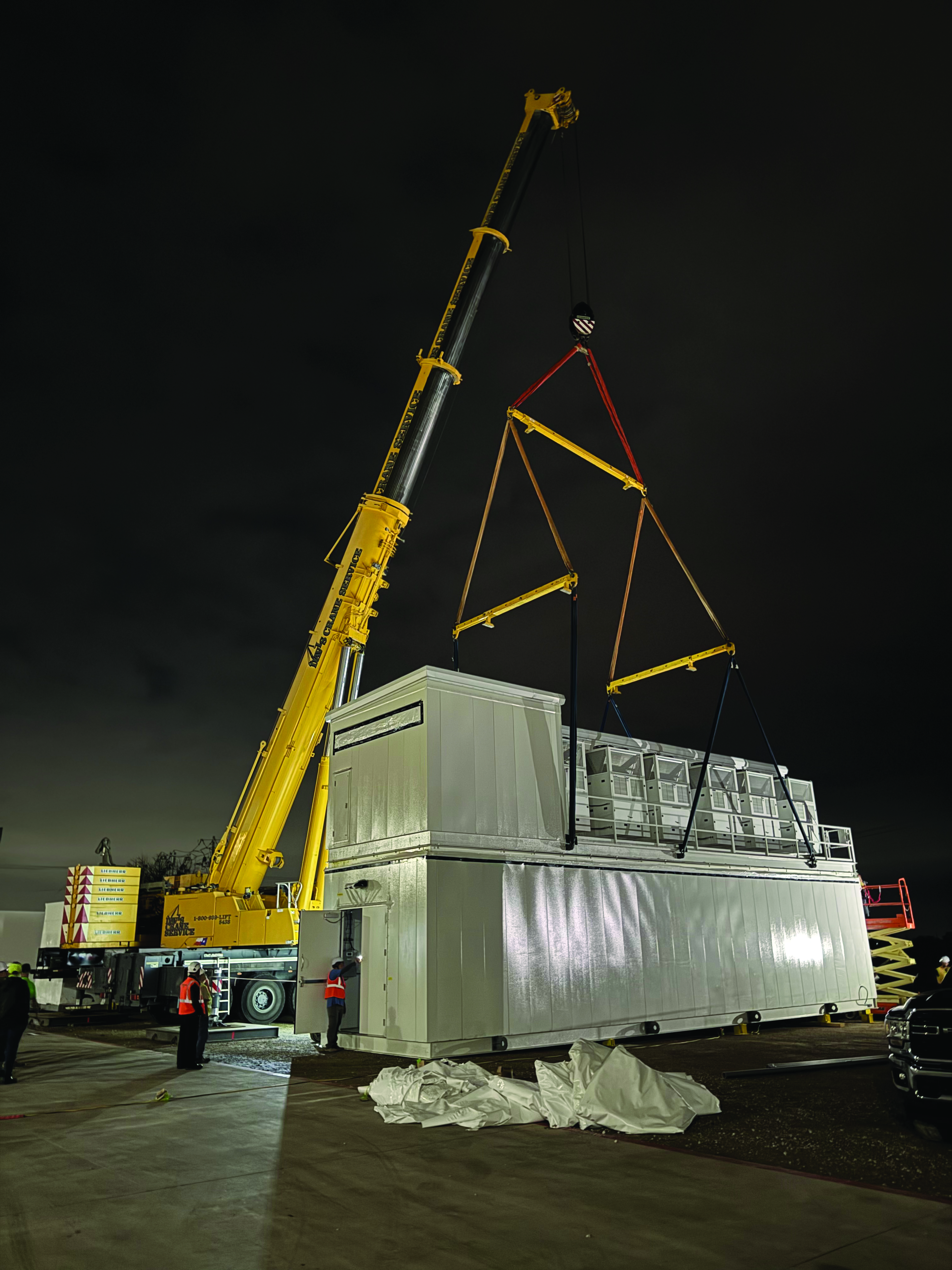 Offering solutions: Firm helps companies put heavy machinery in place