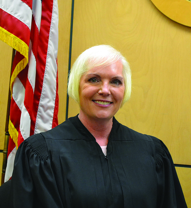 Judge Susan Adams was on hand to receive the proclamation.