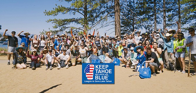 Keep Tahoe Blue is encouraging volunteers to help clean up Lake Tahoe's Beaches on the Fifth of July.