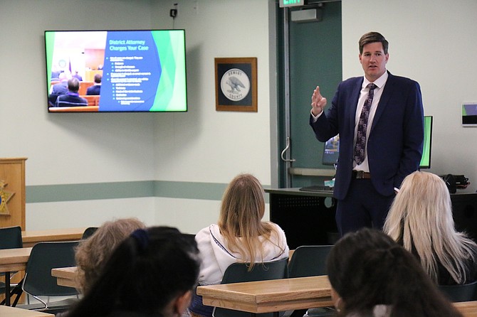 Carson City District Attorney Garrit Pruyt talks about the steps in prosecution should a victim choose to press charges after theft, battery or other crime.