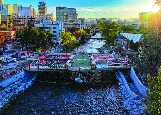 In-river work on Arlington bridges complete | Serving Northern Nevada